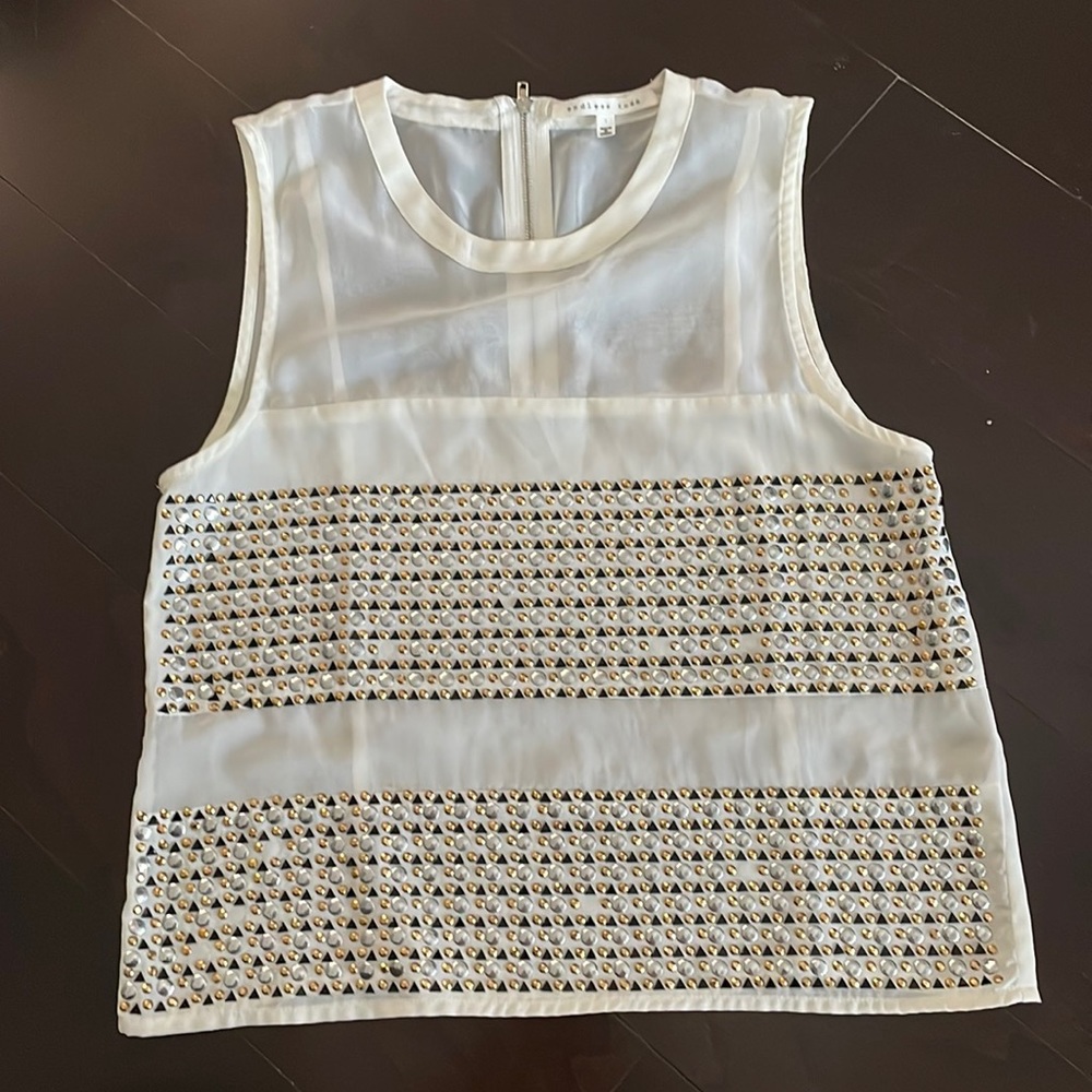 Sheer embellished top by endless rose